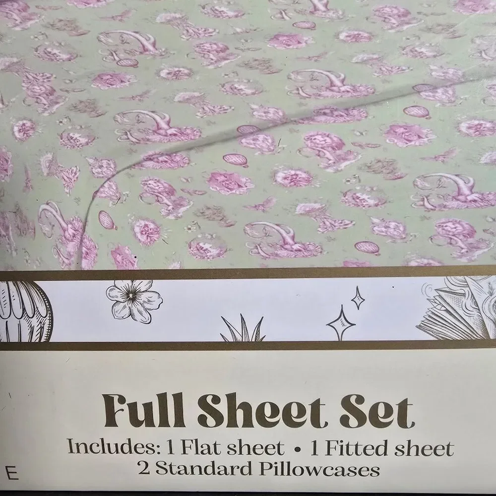 New Universal Wicked: For Good x Katie Kime Full Sheet Set Emerald world of Oz
